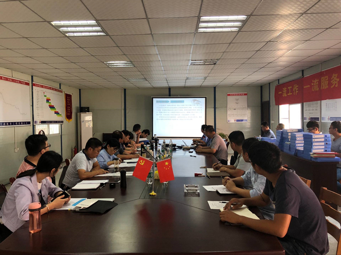 公司开展沱浍河项目部2018年三季度项目管理检查 公司开展沱浍河项目部2018年三季度项目管理检查