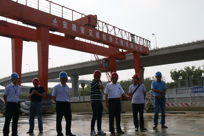 合肥城市轨道交通有限公司总会计师王德文一行赴合轨4号线3标潜口路站观摩学习 合肥城市轨道交通有限公司总会计师王德文一行赴合轨4号线3标潜口路站观摩学习